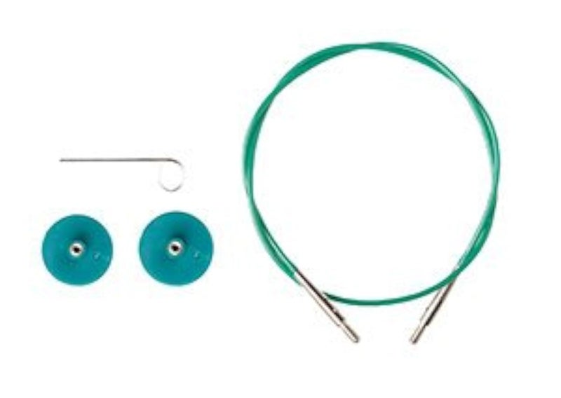 KnitPicks Knit Picks Options Interchangeable Circular Knitting Needle Cable - 60" Green - Image 1